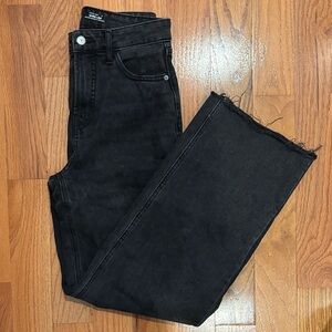 Wide Leg Black Jeans